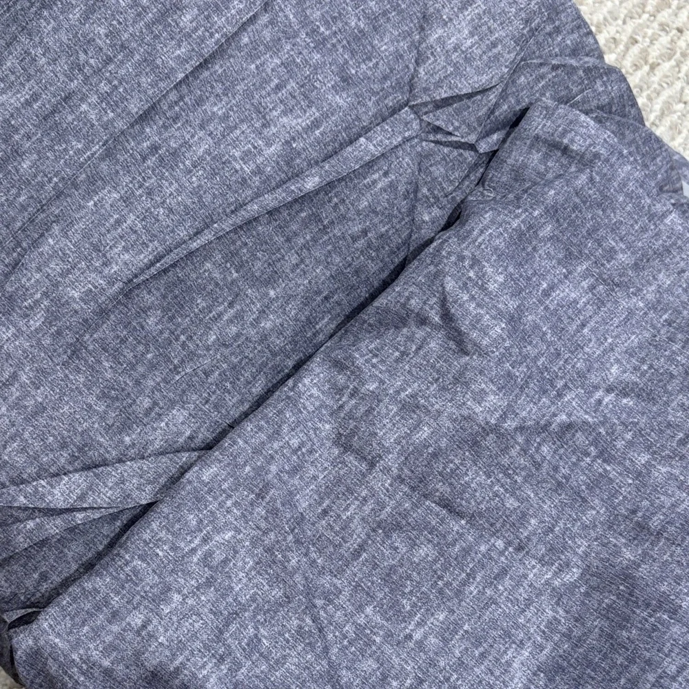 Light Gray / blue Fabric Material comforter and pillowcase
